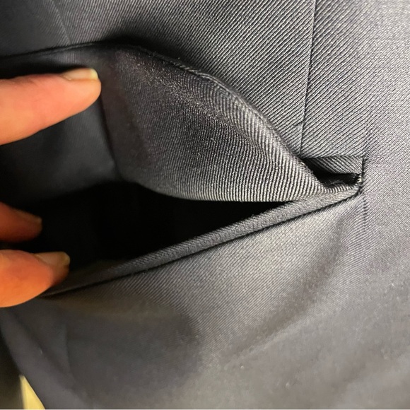 Tom James Royal Classic Custom Tailored Navy Blue single-breasted suit blazer, S - Picture 4 of 9